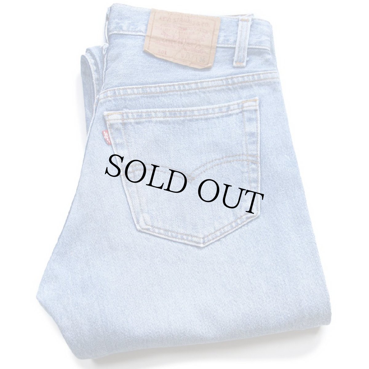 画像1: 90s USA製 Levi'sリーバイス 501 デニムパンツ W31★206 (1)