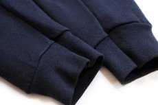 画像6: 90s USA製 TULTEX 無地 スウェットパーカー 黒 L★フーディー ブランク (6)