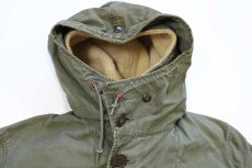 画像3: 50s 米軍 M-47 パーカー オーバーコート ウールパイルライナー付き ボロ オリーブドラブ M★モッズコート (3)