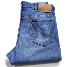 画像1: 80s USA製 Leeリー 200 フレア デニムパンツ ヒゲ W32 L34★ベルボトム ブーツカット (1)