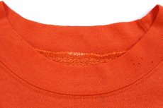画像5: 80s AUBURN タイガー ひび割れプリント スウェット オレンジ (5)