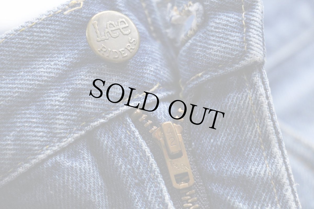 画像7: 80s USA製 Leeリー 200 フレア デニムパンツ ヒゲ W32 L34★ベルボトム ブーツカット (7)