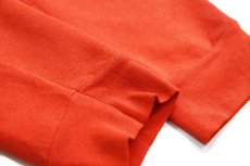 画像6: 80s AUBURN タイガー ひび割れプリント スウェット オレンジ (6)