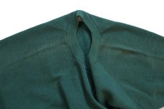 画像6: 70s USA製 RUSSELLラッセル 無地 前V スウェット 緑 フェード M★ブランク (6)