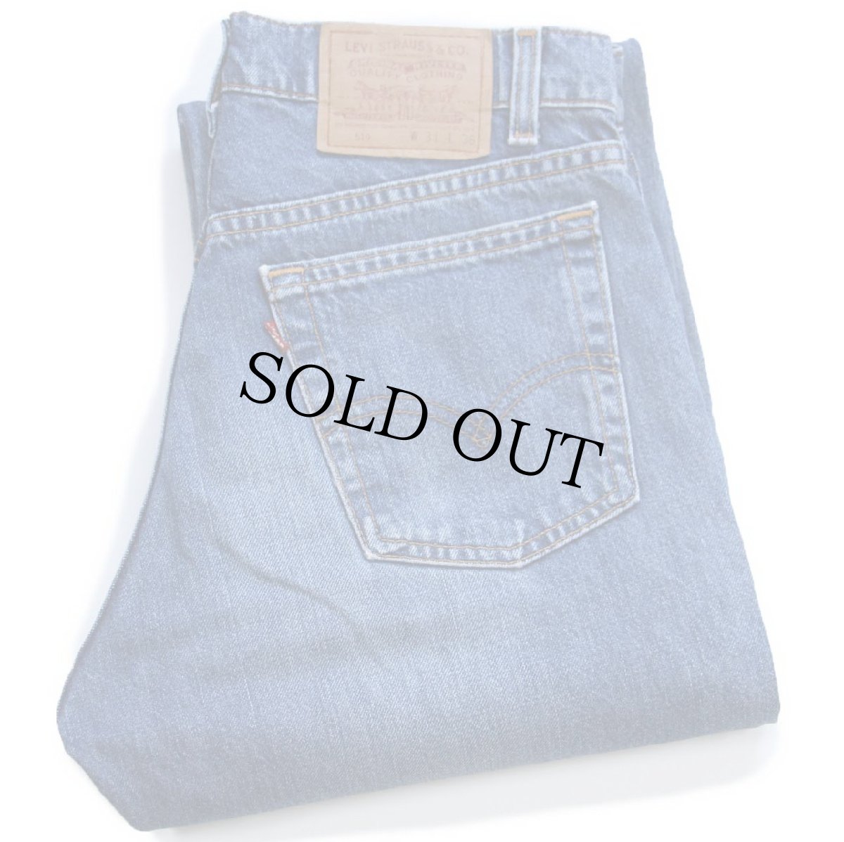 画像1: 90s USA製 Levi'sリーバイス 519 デニムパンツ W31 (1)