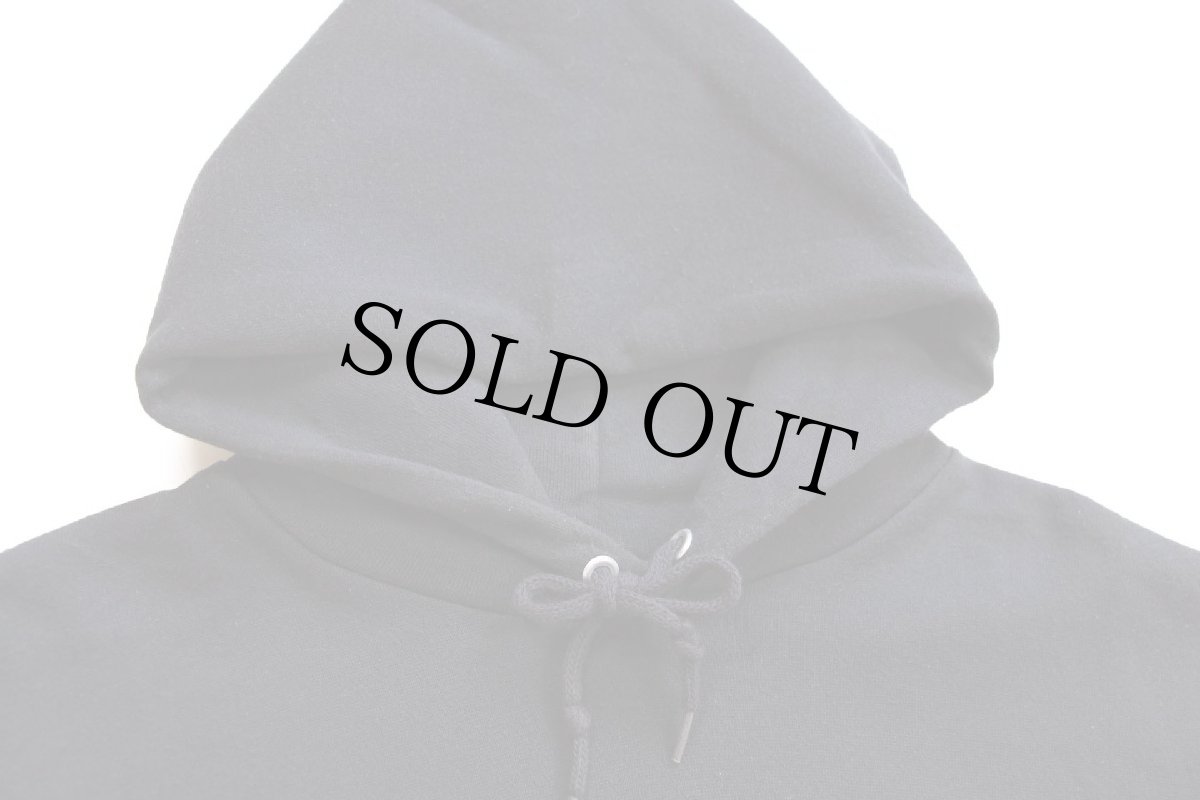 画像3: 90s USA製 TULTEX 無地 スウェットパーカー 黒 L★フーディー ブランク (3)