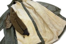 画像6: 50s 米軍 M-47 パーカー オーバーコート ウールパイルライナー付き ボロ オリーブドラブ M★モッズコート (6)