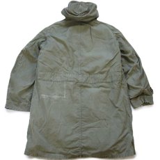 画像2: 50s 米軍 M-47 パーカー オーバーコート ウールパイルライナー付き ボロ オリーブドラブ M★モッズコート (2)