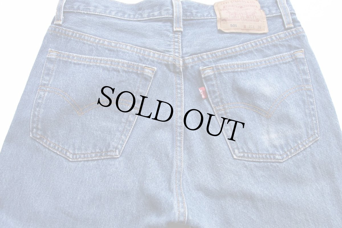 画像5: 90s USA製 Levi'sリーバイス 501 デニムパンツ W31 L36★205 (5)