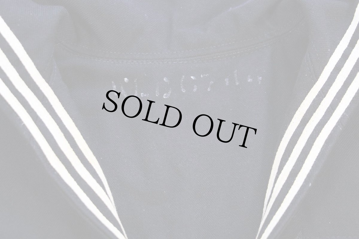 画像6: 80s 米軍 U.S.NAVY パッチ付き ウール セーラーシャツ 濃紺 40XL (6)