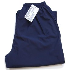 画像1: デッドストック★16 米軍 U.S.NAVY RUNNING SUIT トレーニング ナイロンパンツ 紺 S/R (1)