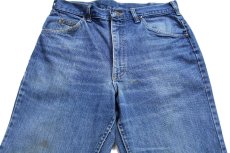 画像4: 80s USA製 Leeリー 200 フレア デニムパンツ ヒゲ W32 L34★ベルボトム ブーツカット (4)