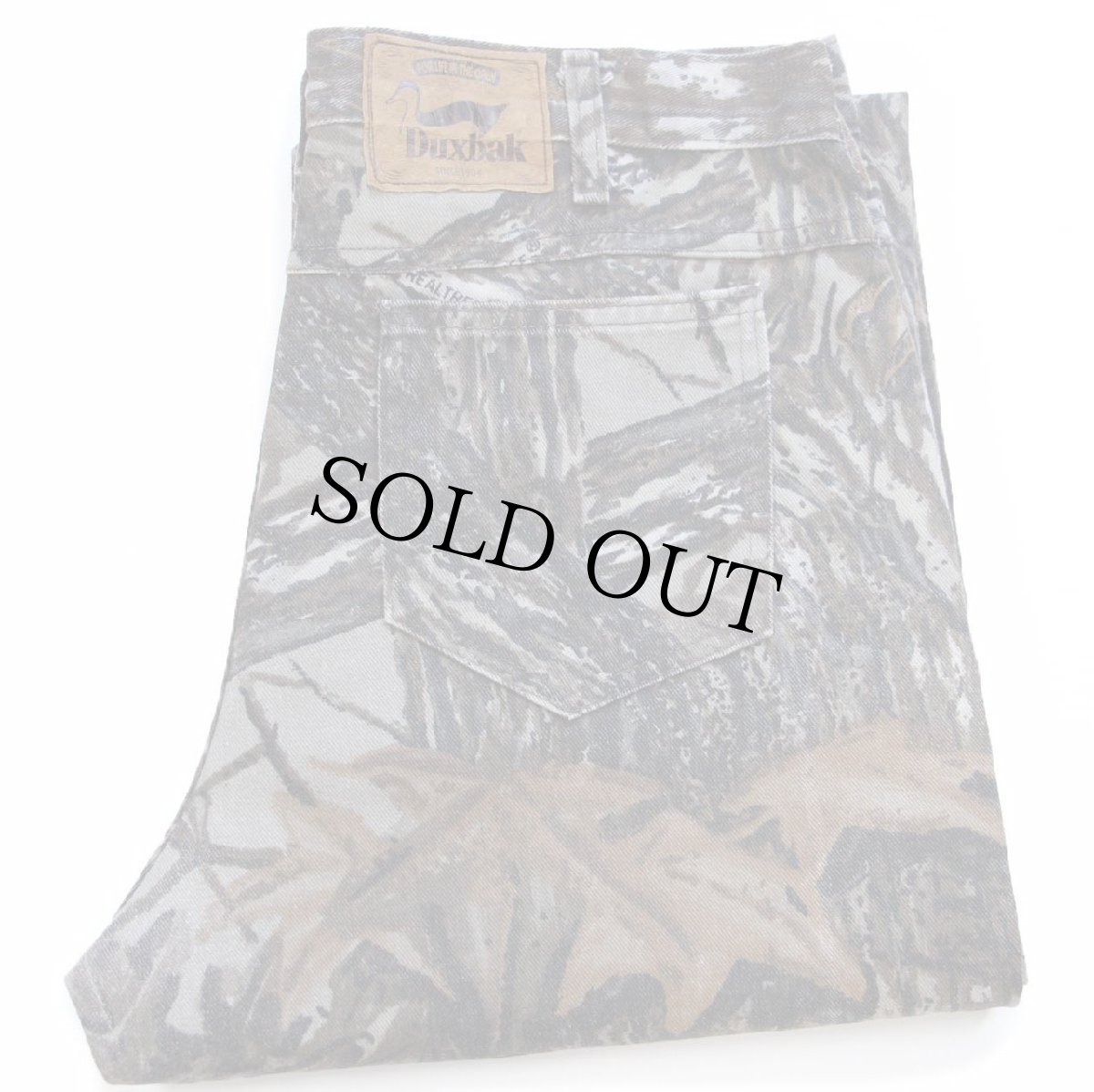 画像1: 90s USA製 Duxbak REALTREE リアルツリーカモ コットンツイル ハンティングパンツ W34 L32 (1)