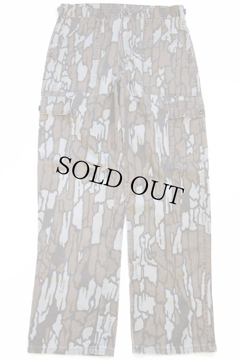 画像2: 90s USA製 TREBARK トレバークカモ ベイカータイプ カーゴ ハンティングパンツ W32★リアルツリーカモ (2)