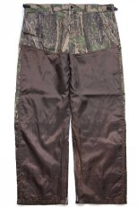 画像2: 90s WINCHESTER TREBARK トレバークカモ ナイロン切り替え ハンティングパンツ XL★リアルツリーカモ (2)