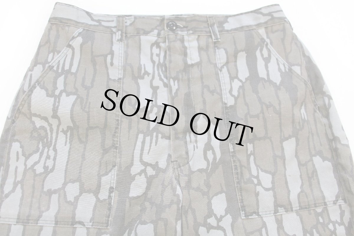 画像4: 80s TREBARK トレバークカモ ベイカータイプ ハンティングパンツ W36★リアルツリーカモ (4)