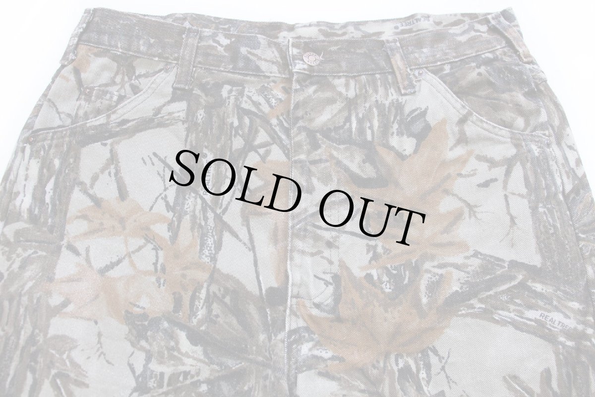 画像4: 90s USA製 Duxbak REALTREE リアルツリーカモ コットンツイル ハンティングパンツ W34 L32 (4)