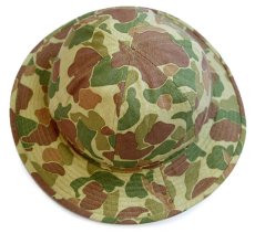 画像2: 新品★日本製 GENERAG USMC ダックハンターカモ HBT ヘリンボーンツイル ハット M★フロッグスキン (2)