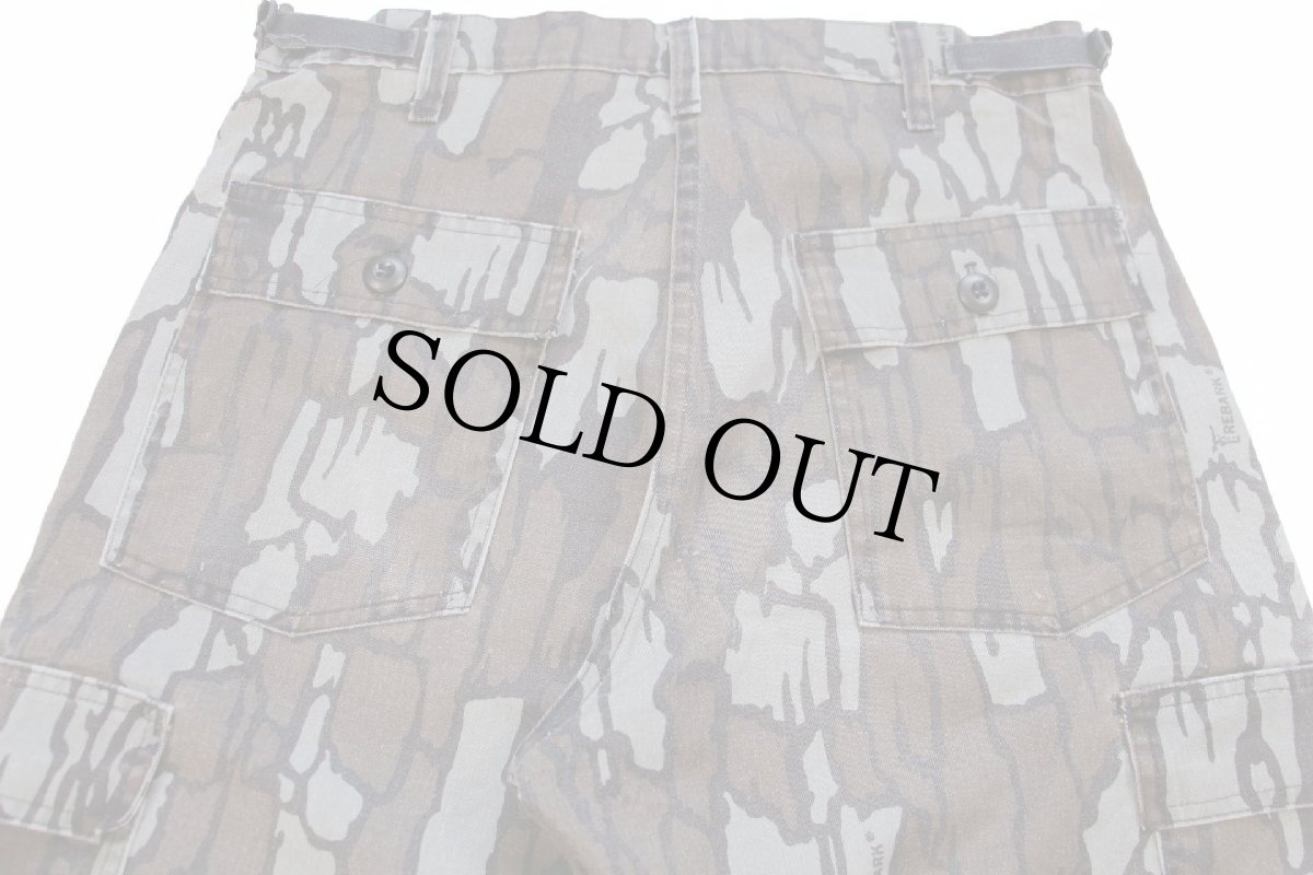 画像5: 90s USA製 TREBARK トレバークカモ ベイカータイプ カーゴ ハンティングパンツ W32★リアルツリーカモ (5)