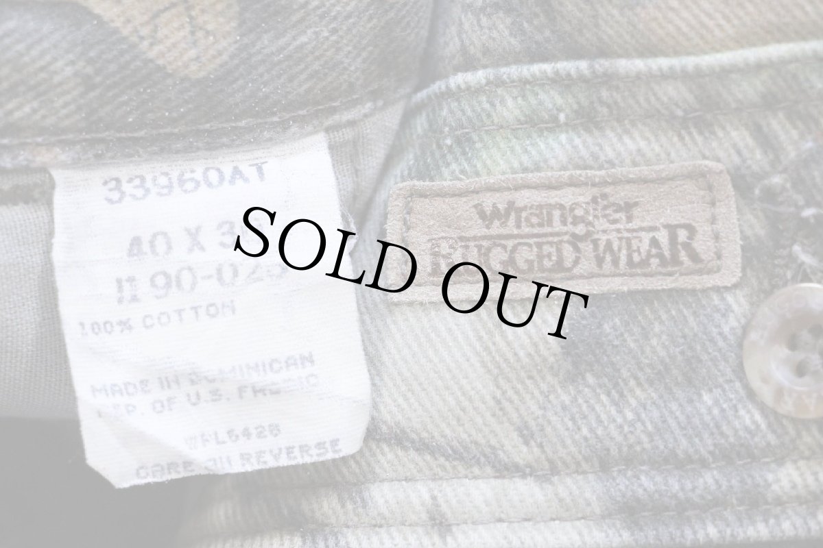 画像6: 00s Wranglerラングラー ADVANTAGE TIMBER コットンツイル カーゴ ハンティングパンツ W40 L30★リアルツリーカモ (6)