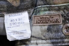 画像6: 00s Wranglerラングラー ADVANTAGE TIMBER コットンツイル カーゴ ハンティングパンツ W40 L30★リアルツリーカモ (6)