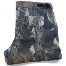 画像1: 00s RED HEADレッドヘッド hardwoods リアルツリーカモ カーゴ ハンティングパンツ L (1)