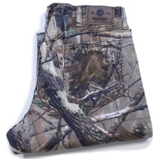 画像1: 00s Wranglerラングラー REALTREE リアルツリーカモ ダブルニー コットンツイル ハンティングパンツ W34 L30 (1)