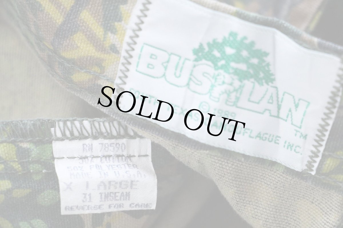 画像6: 90s USA製 BUSHLAN SOUTH TEXAS CAMOUFLAGE カーゴ ハンティングパンツ XL★リアルツリーカモ (6)