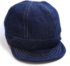 画像2: 新品★日本製 GENERAG 6ピース デニム ワークキャップ★レールキャップ (2)