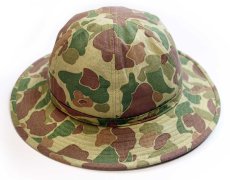 画像1: 新品★日本製 GENERAG USMC ダックハンターカモ HBT ヘリンボーンツイル ハット M★フロッグスキン (1)