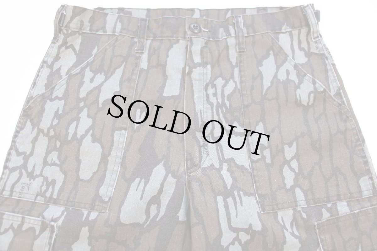 画像4: 90s USA製 TREBARK トレバークカモ ベイカータイプ カーゴ ハンティングパンツ W32★リアルツリーカモ (4)