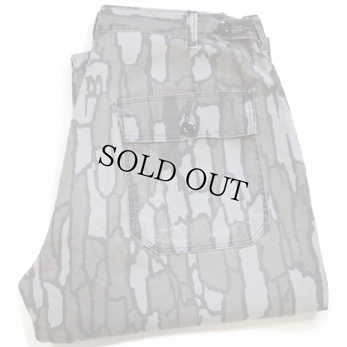 画像1: 80s TREBARK トレバークカモ ベイカータイプ ハンティングパンツ W36★リアルツリーカモ (1)