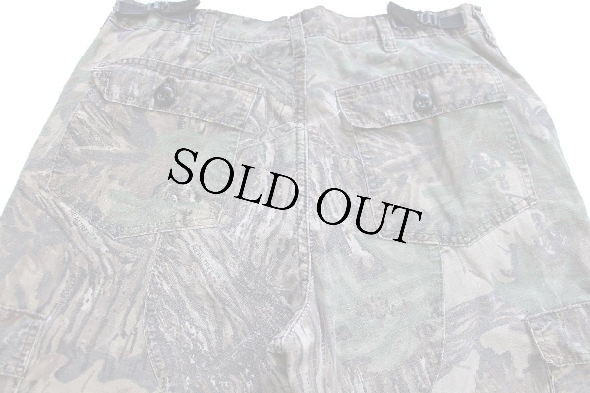 画像5: 90s USA製 Walls REALTREE リアルツリーカモ コットン リップストップ カーゴ ハンティングパンツ M-R (5)
