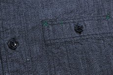画像8: 新品★日本製 GENERAG コットン ブラック シャンブレーシャツ S/14 (8)