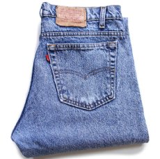 画像1: 90s USA製 Levi'sリーバイス 505 ケミカルウォッシュ デニムパンツ W34 L30★アシッド (1)
