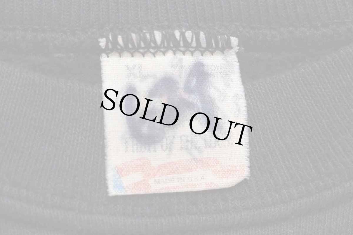 画像4: 80s USA製 GOLD'S GYM スウェット 黒 フェード XL (4)