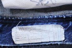 画像6: 90s USA製 Wranglerラングラー ストレッチ デニムパンツ ヒゲ W38 L32★SDP4372 (6)