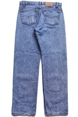 画像3: 90s USA製 Levi'sリーバイス 505 ケミカルウォッシュ デニムパンツ W34 L30★アシッド (3)
