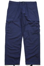 画像2: USA製 VF Imagewear リップストップ カーゴパンツ 紺 L-S (2)