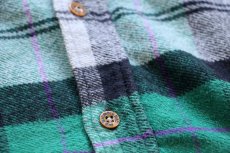 画像5: 80s ポルトガル製 JCPenney STJOHN'SBAY×BIGMACビッグマック チェック コットン フランネルシャツ XL (5)