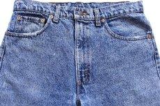 画像4: 90s USA製 Levi'sリーバイス 505 ケミカルウォッシュ デニムパンツ W34 L30★アシッド (4)