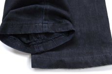 画像6: Levi'sリーバイス 501 後染め ブラック デニムパンツ W31★SDP4374 ユーロ (6)