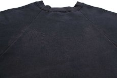 画像7: 80s USA製 GOLD'S GYM スウェット 黒 フェード XL (7)
