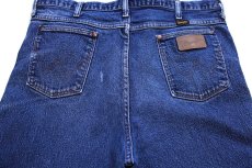 画像5: 90s USA製 Wranglerラングラー ストレッチ デニムパンツ ヒゲ W38 L32★SDP4372 (5)