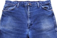 画像4: 90s USA製 Wranglerラングラー ストレッチ デニムパンツ ヒゲ W38 L32★SDP4372 (4)