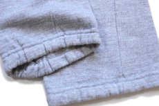 画像7: 80s ルーマニア製 無地 スウェットパンツ 杢グレー M (7)