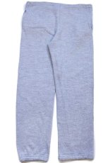 画像3: 80s ルーマニア製 無地 スウェットパンツ 杢グレー M (3)