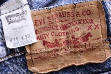 画像6: 90s USA製 Levi'sリーバイス 505 ケミカルウォッシュ デニムパンツ W34 L30★アシッド (6)