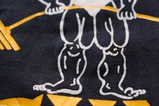 画像5: 80s USA製 GOLD'S GYM スウェット 黒 フェード XL (5)