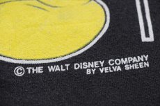 画像4: 90s USA製 Velva Sheen DISNEYディズニー ミッキー マウス CALIFORNIA スウェット 黒 S (4)